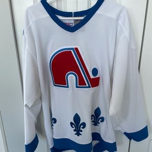 Quebec Nordiques CCM White Hockey Jersey